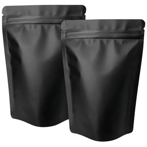 Custom Matte Black Stand Up Bags Wholesale - Hot Custom Boxes