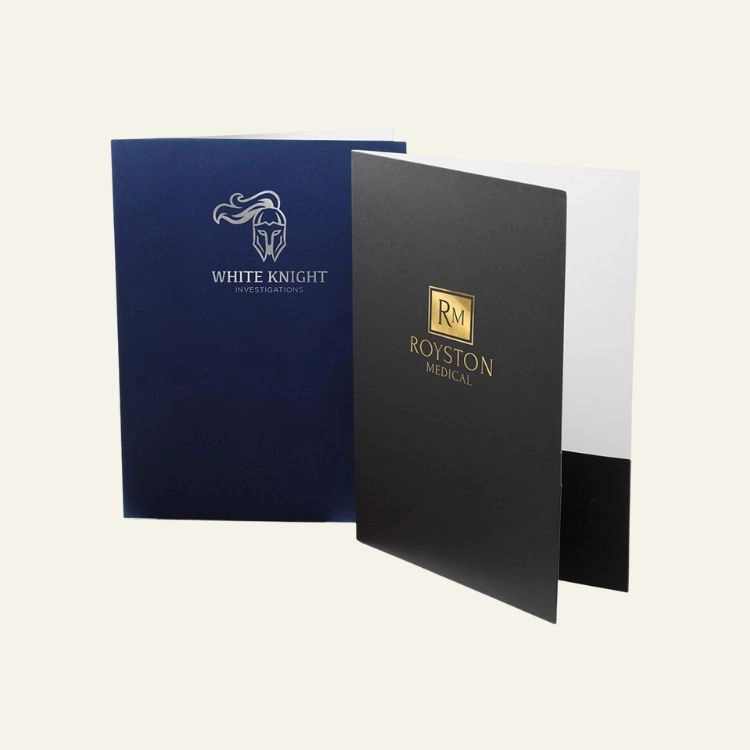 Folders with Foiling