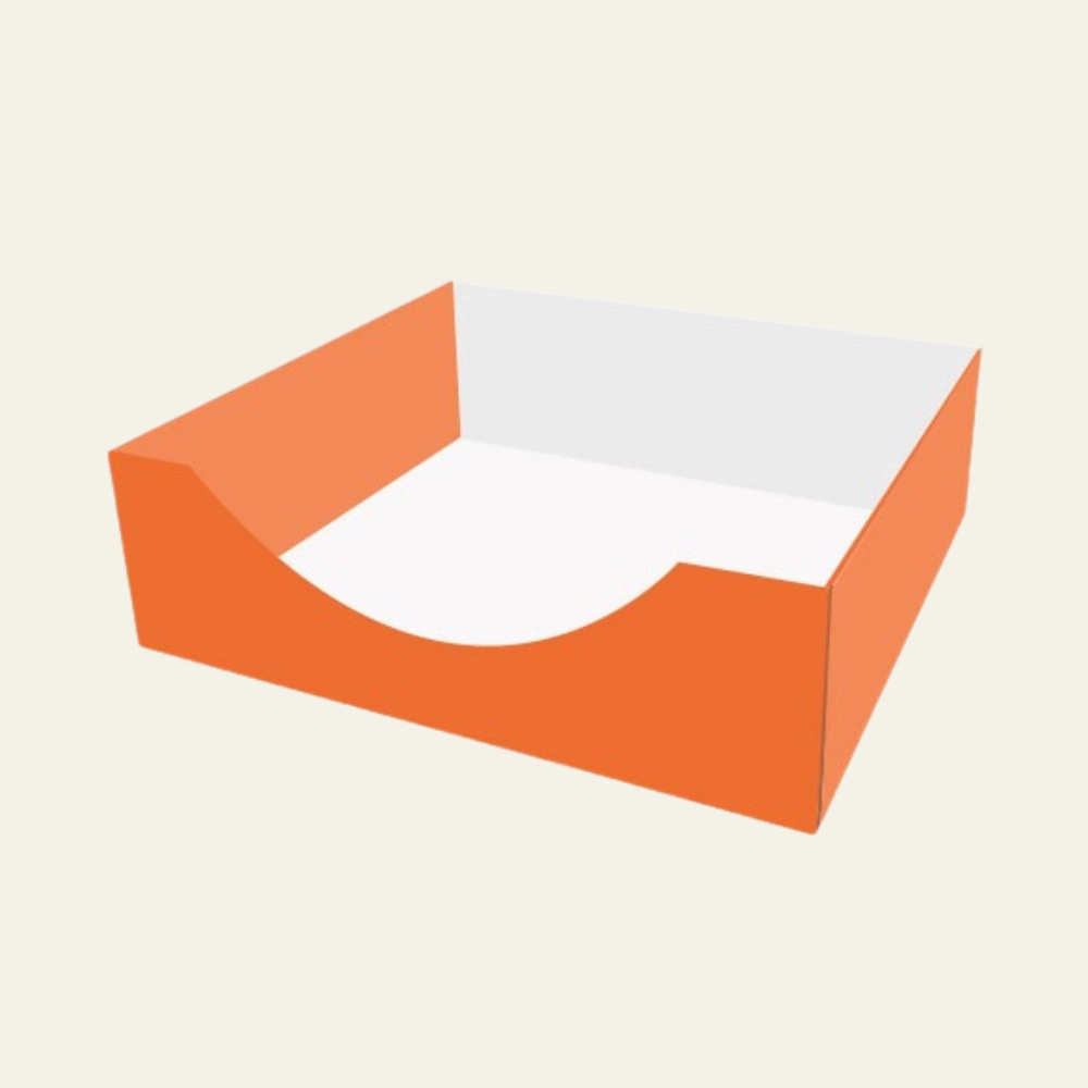 Custom Front Cut Out Display Tray - Hot Custom Boxes