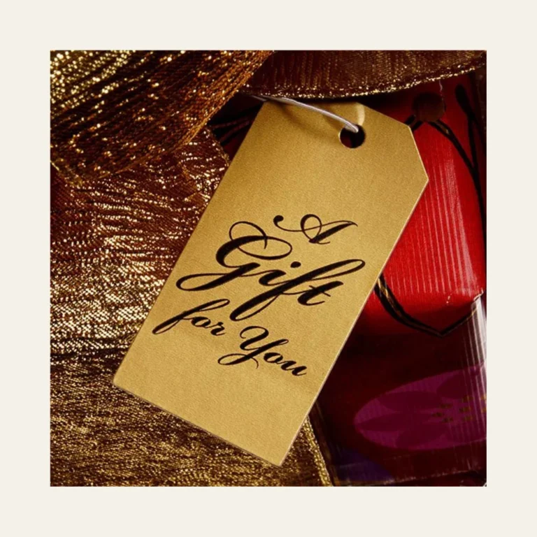 A Gift For You Strung Gift Tags - Hot Custom Boxes