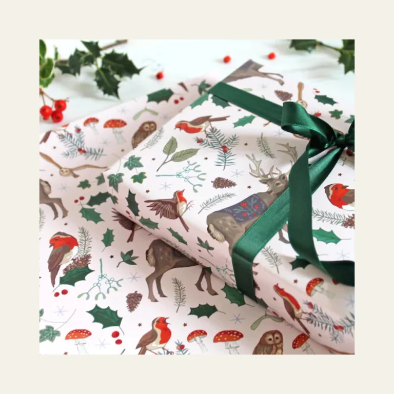 Christmas Animals Wrapping Paper - Hot Custom Boxes