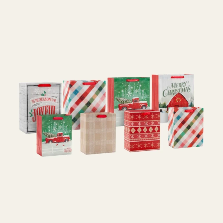 Assorted Holiday Gift Bags - Hot Custom Boxes