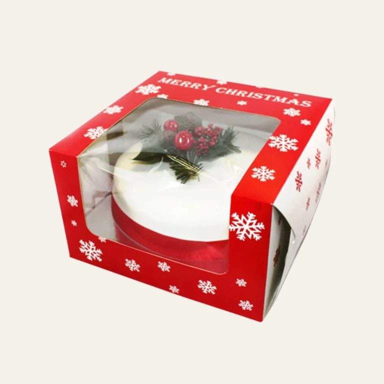 Christmas Cake Packaging Boxes - Hot Custom Boxes