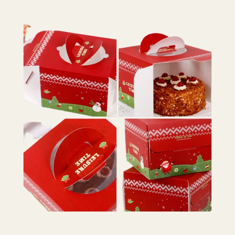 Christmas Cake Packaging Boxes - Hot Custom Boxes