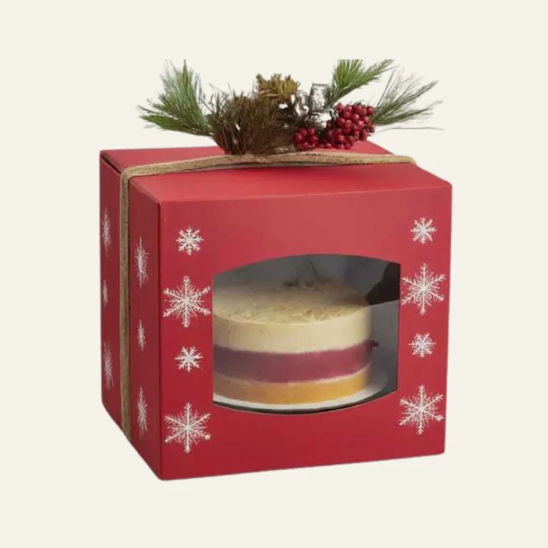 Christmas Cake Packaging Boxes - Hot Custom Boxes