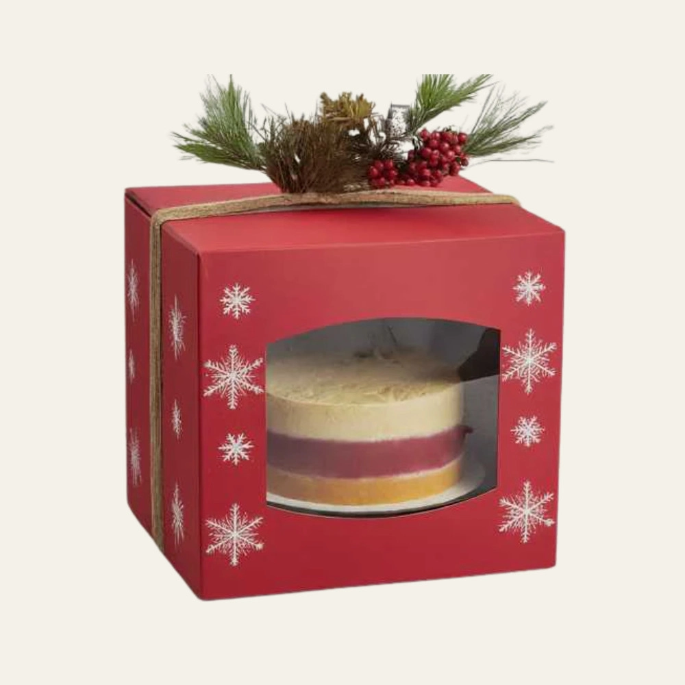 Christmas Cake Packaging Boxes - Hot Custom Boxes