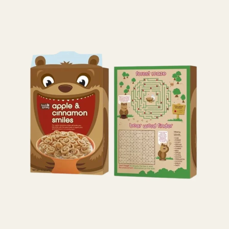 Cereal With Bear on Box - Hot Custom Boxes