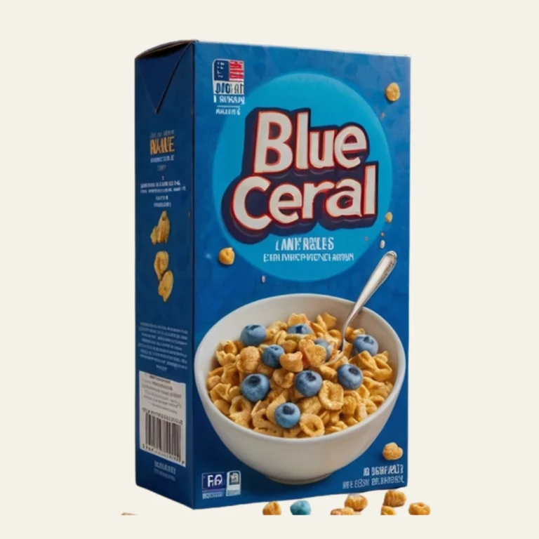 Blue Cereal Boxes -  Hot Custom Boxes