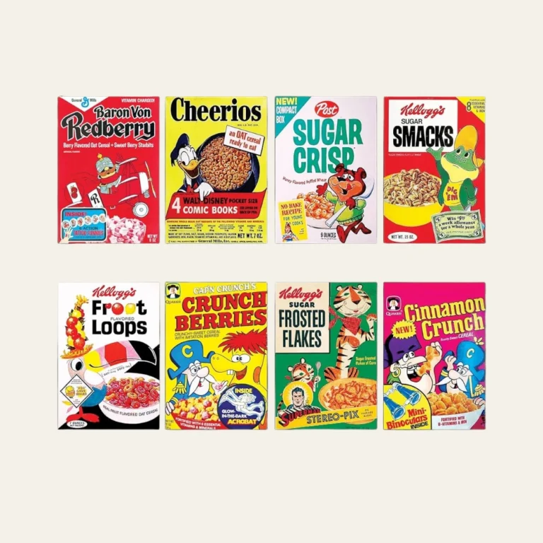 Vintage Cereal Boxes - Hot Custom Boxes