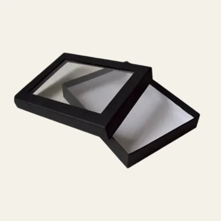 Clear Lid Boxes with Black Base - Hot Custom Boxes