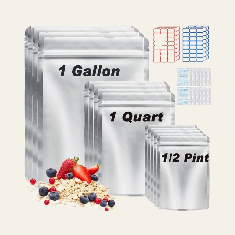 1 Gallon Mylar Bags for Food Storage​ - Hot Custom Boxes