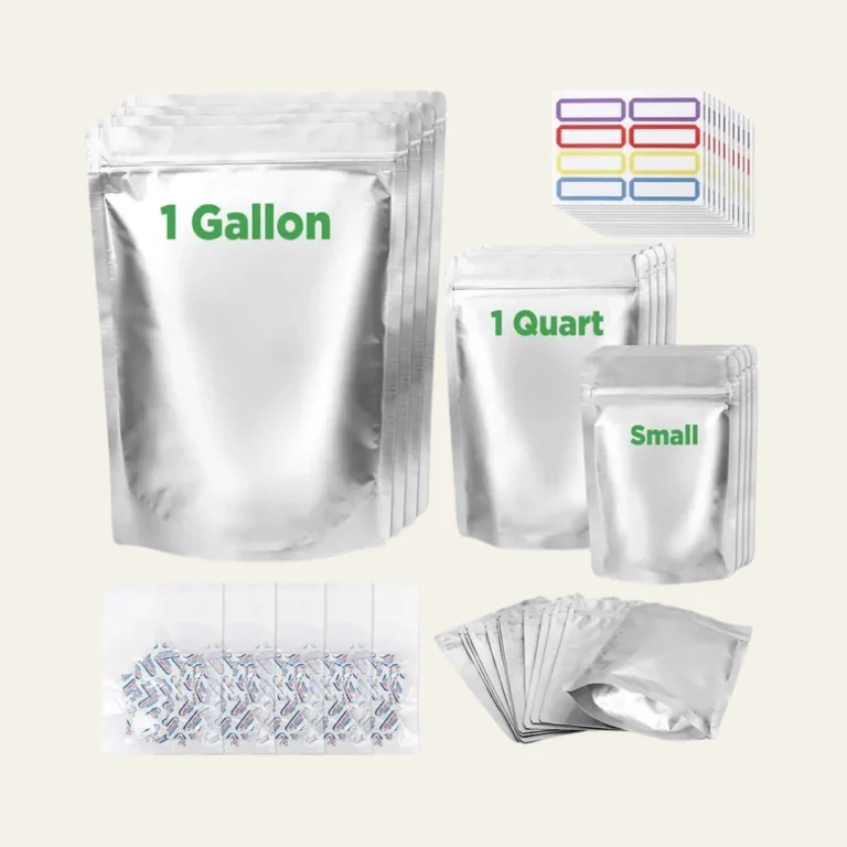 1 Gallon Mylar Bags for Food Storage​ - Hot Custom Boxes