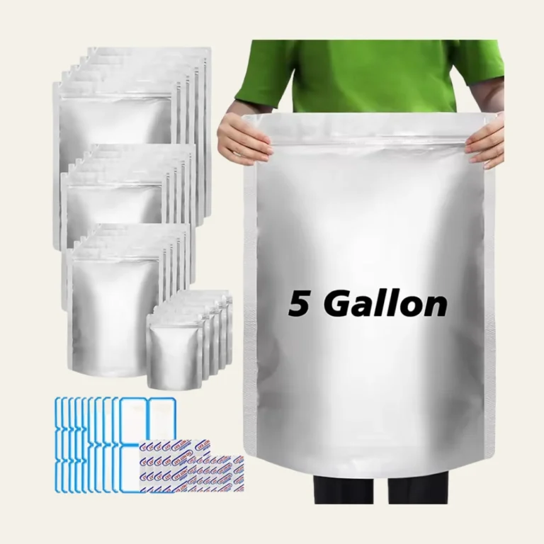 5 Gallon Mylar Bags Resealable​ - Hot Custom Boxes