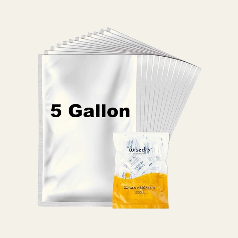 5 Gallon Mylar Bags Resealable​ - Hot Custom Boxes