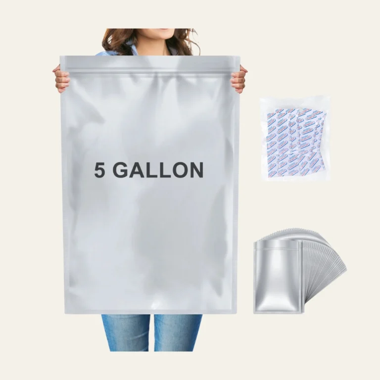 5 Gallon Mylar Bags Resealable​ - Hot Custom Boxes