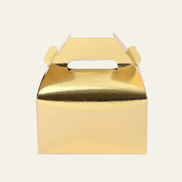 Gold Gable Boxes - Hot Custom Boxes
