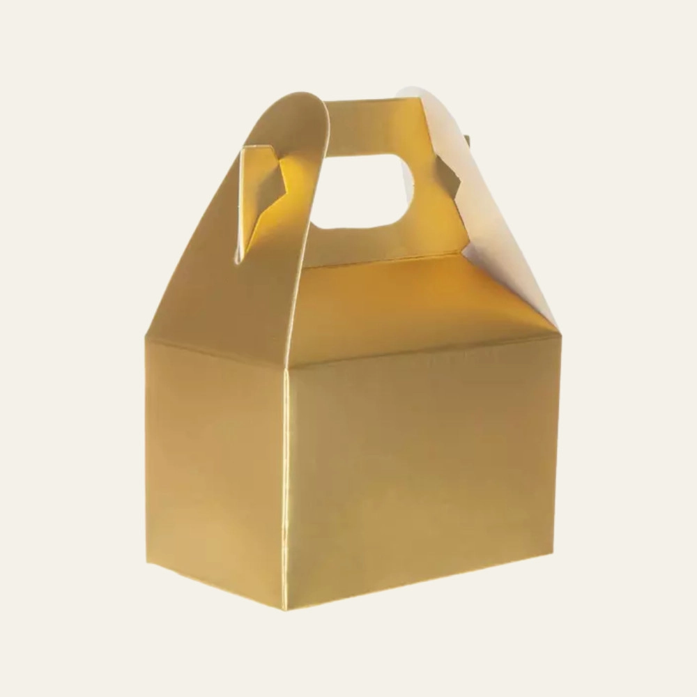 Gold Gable Boxes - Hot Custom Boxes