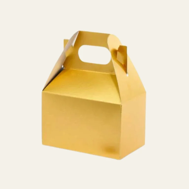 Gold Gable Boxes - Hot Custom Boxes