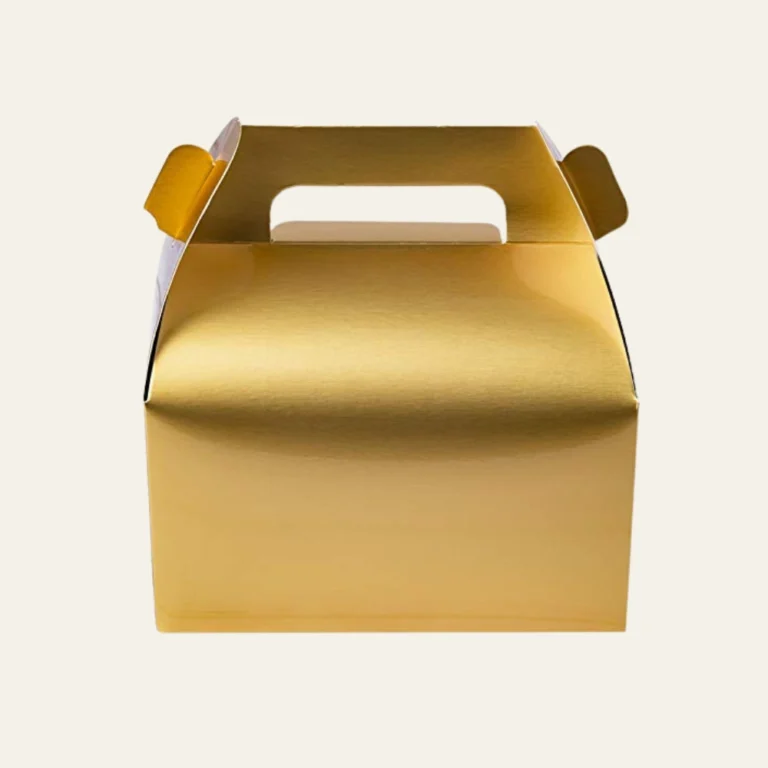 Gold Gable Boxes - Hot Custom Boxes