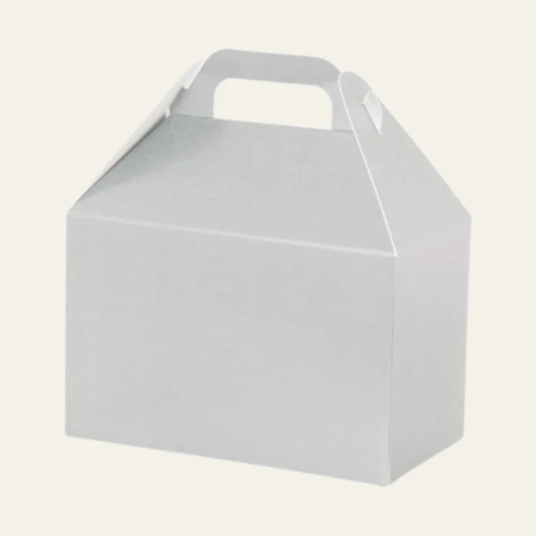 Silver Gable Boxes - Hot Custom Boxes