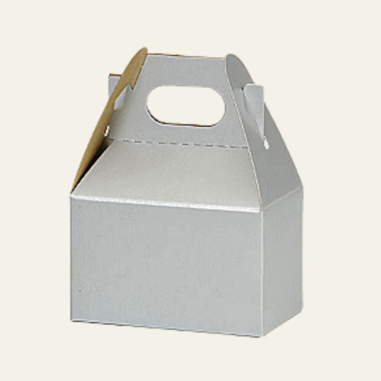 Silver Gable Boxes - Hot Custom Boxes