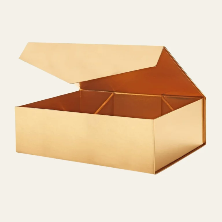 Gold Magnetic Gift Boxes - Hot Custom Boxes