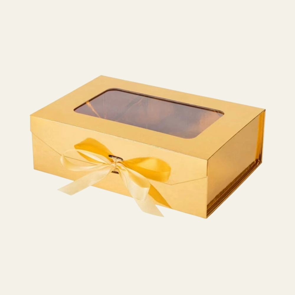 Gold Magnetic Gift Boxes - Hot Custom Boxes