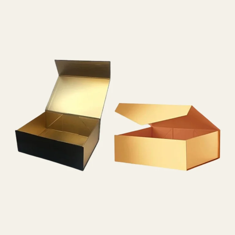 Gold Magnetic Gift Boxes - Hot Custom Boxes