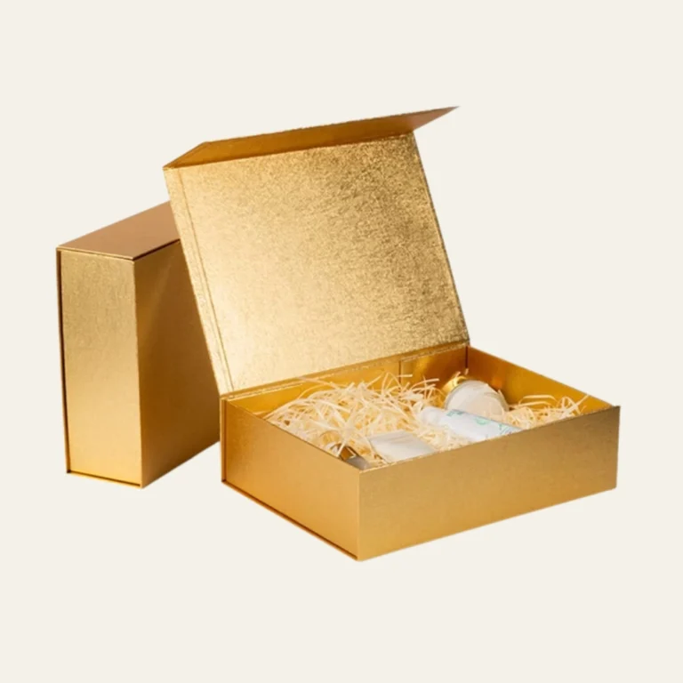 Gold Magnetic Gift Boxes - Hot Custom Boxes