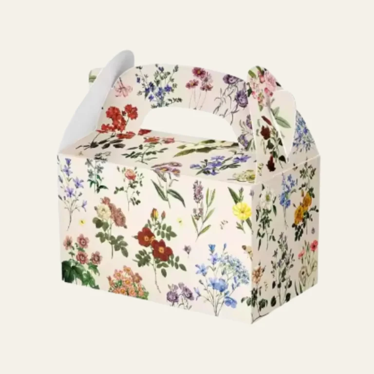 Vintage Botanicals Gable Boxes - Hot Custom Boxes