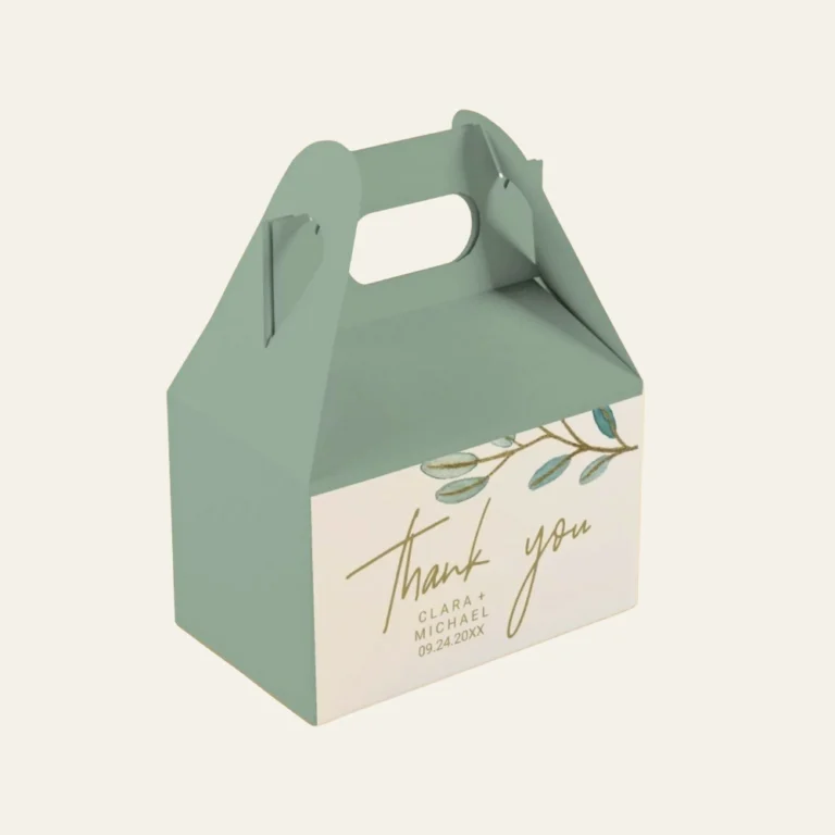 Vintage Botanicals Gable Boxes - Hot Custom Boxes