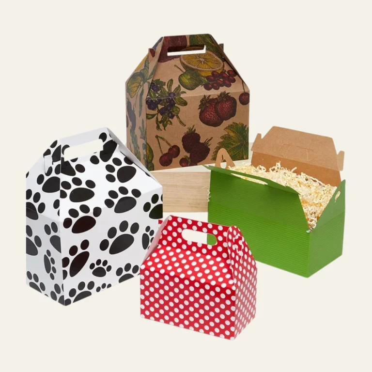Patterns Gable Gift Boxes - Hot Custom Boxes