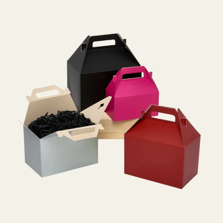 Matte Colored Gable Gift Boxes - Hot Custom Boxes