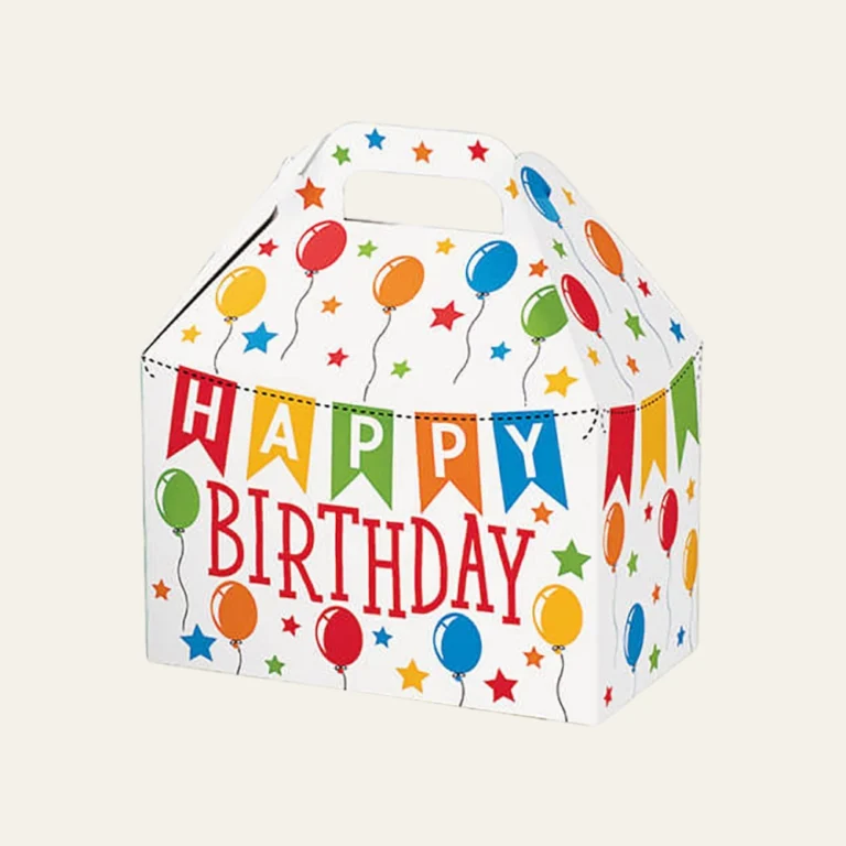 Birthday Gable Boxes - Hot Custom Boxes