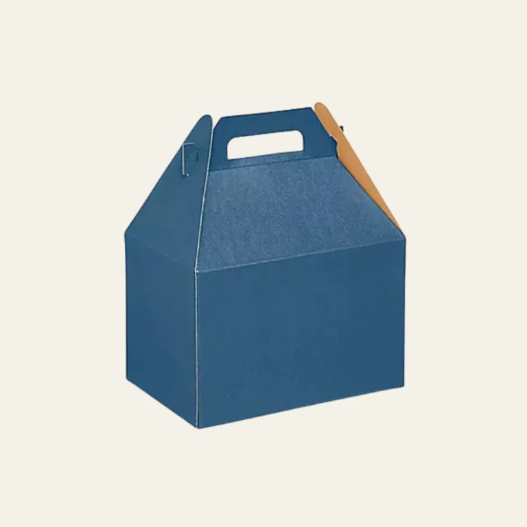 Blue Gable Boxes - Hot Custom Boxes