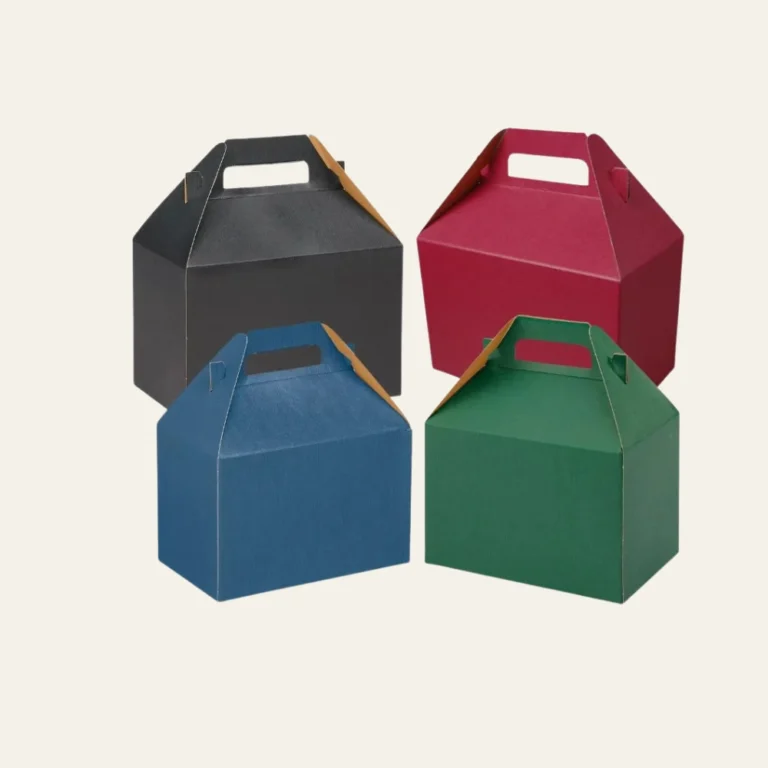 Colored Gable Boxes - Hot Custom Boxes