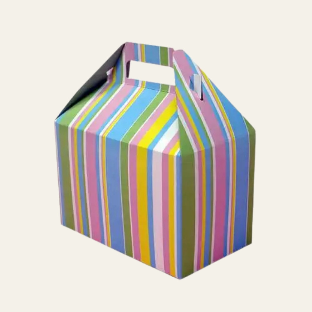 Colored Gable Boxes - Hot Custom Boxes