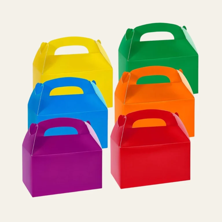 Colored Gable Boxes - Hot Custom Boxes