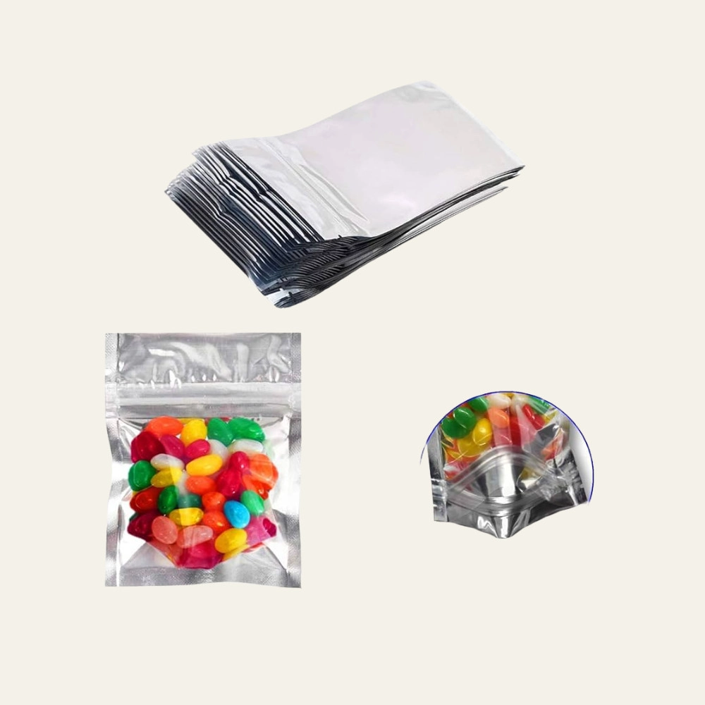 Clear Mylar Ziplock Bags - Hot Custom Boxes