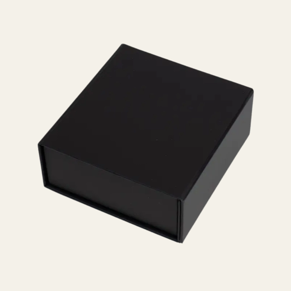 Black Small Square Magnetic Boxes - Hot Custom Boxes