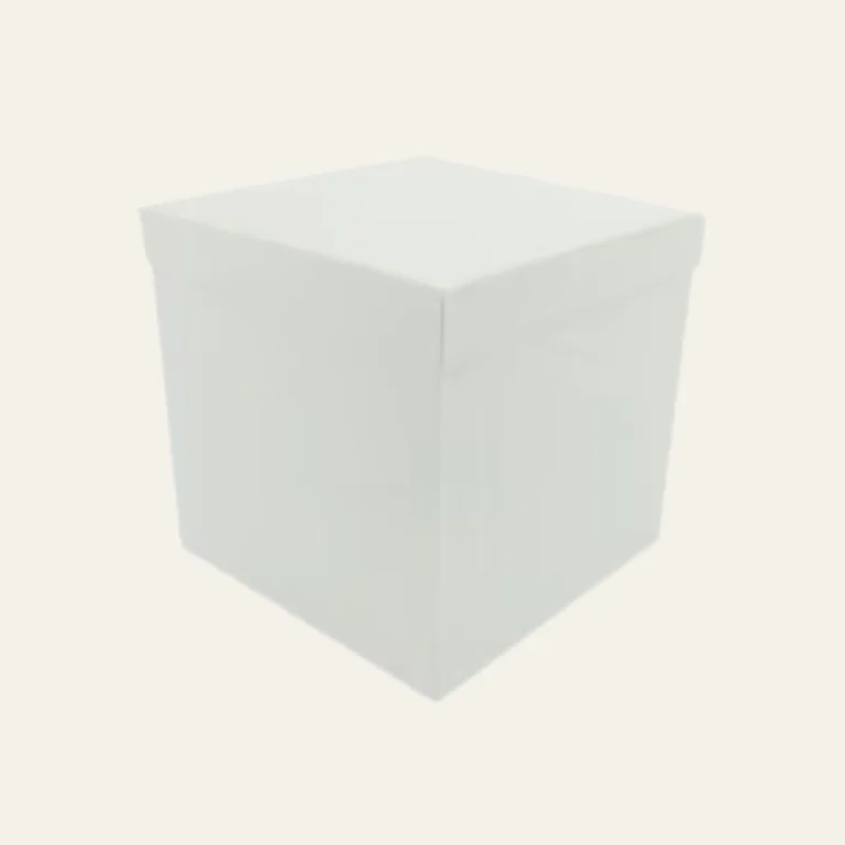 White Small Cube Magnetic Boxes - Hot Custom Boxes