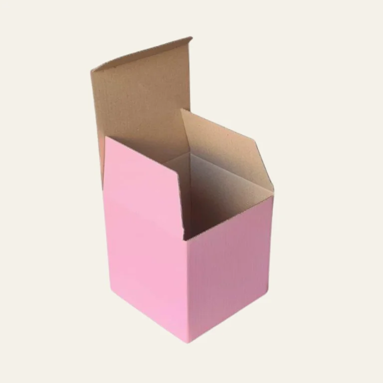 Powder Pink Small Cube Magnetic Boxes - Hot Custom Boxes