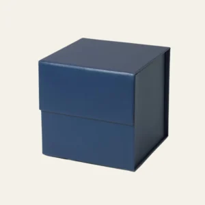 Navy Blue Small Cube Magnetic Boxes - Hot Custom Boxes