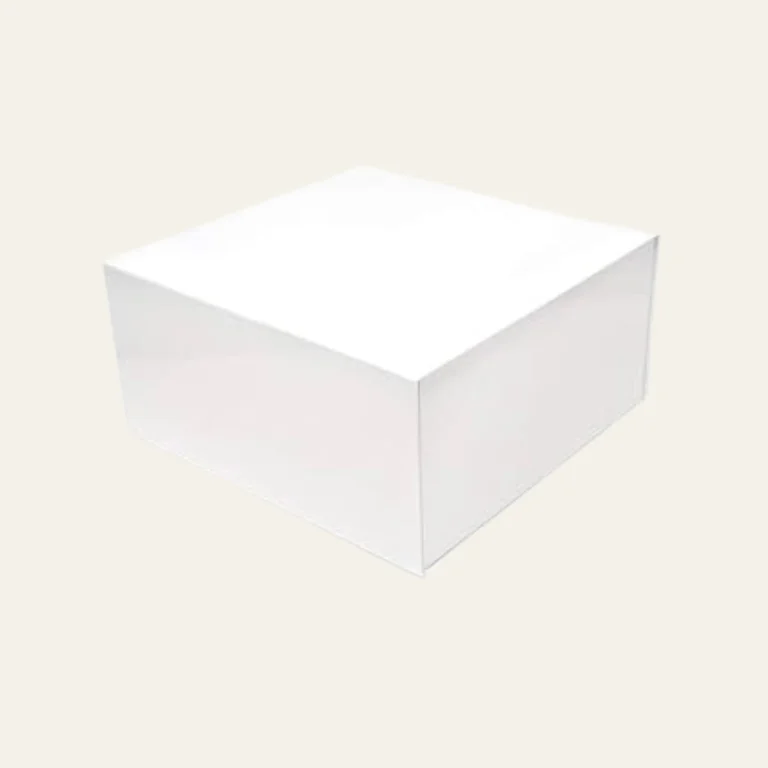 White A6 Square Magnetic Boxes - Hot Custom Boxes