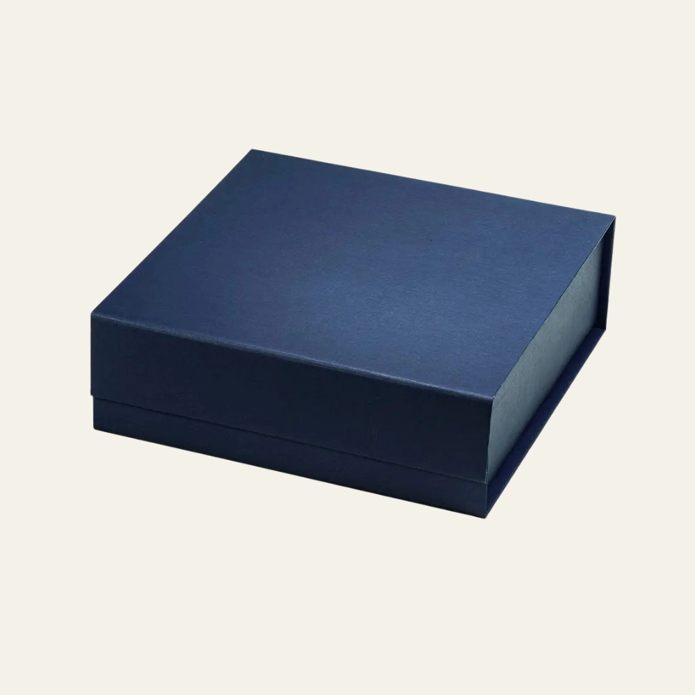 Navy Blue A6 Square Magnetic Boxes - Hot Custom Boxes