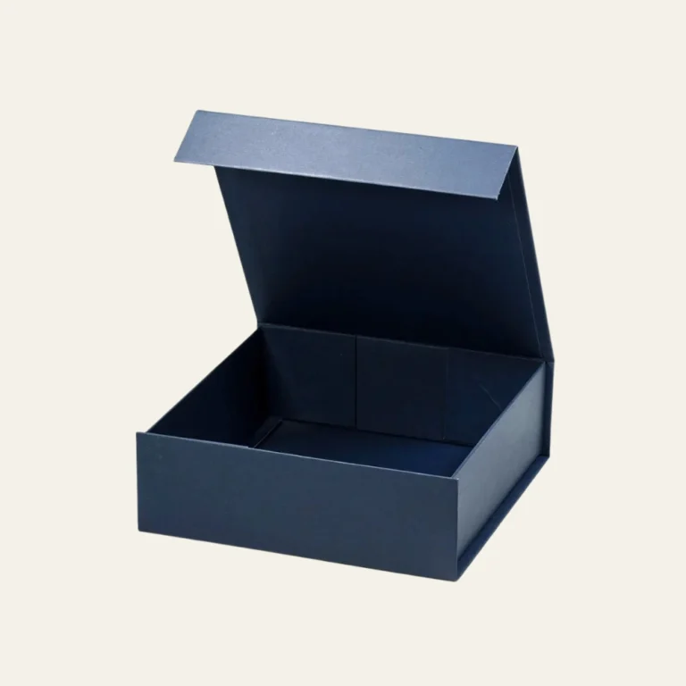 Navy Blue A6 Square Magnetic Boxes - Hot Custom Boxes