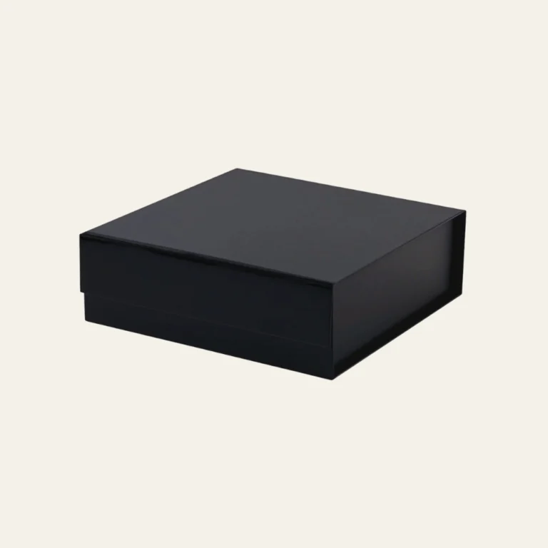 Black A6 Square Magnetic Boxes - Hot Custom Boxes