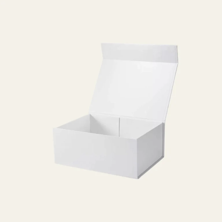 White A5 Deep Magnetic Boxes - Hot Custom Boxes