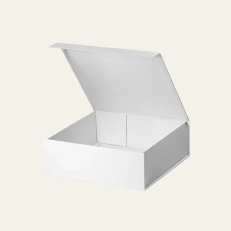 White A5 Square Magnetic Boxes - Hot Custom Boxes