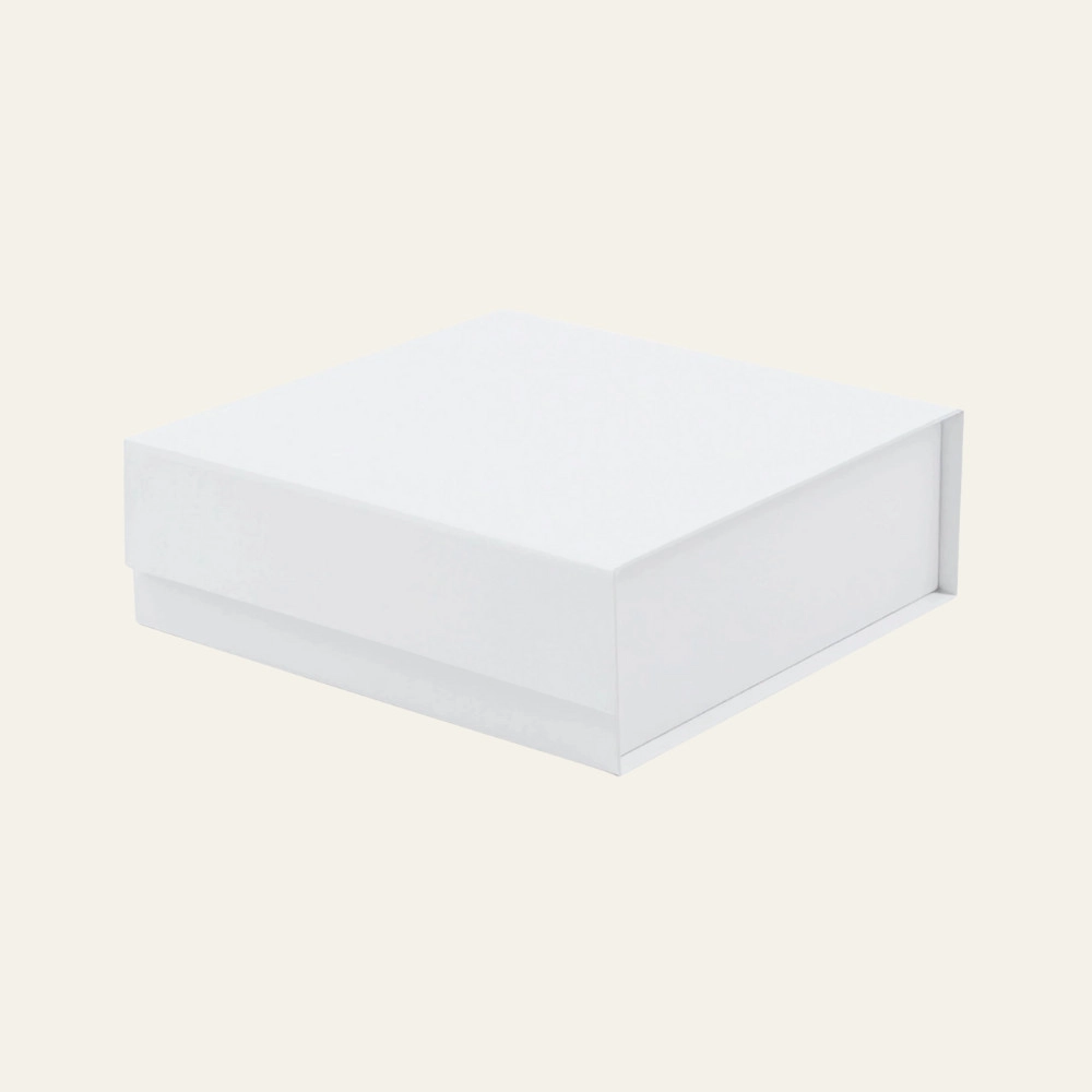 White A5 Square Magnetic Boxes - Hot Custom Boxes
